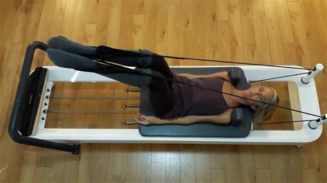 Squats In Parallel On The Pilates Reformer Youtube