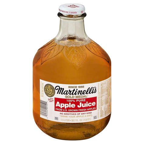 Martinellis Gold Medal 100 Pure Apple Juice Shop Juice At H E B