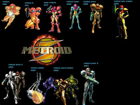Samus Aran Power Suit Changes Throughout The Metroid Series Rmetroid