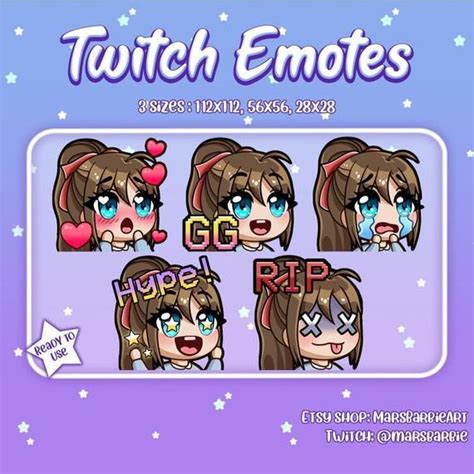 Cry Good Game Hi Gg Waving 5 Twitch Sub Emotes Package Facepalm Sip