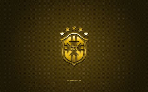 1920x1080px 1080p Free Download Brazil Football Cbf Yellow Logo Brasil Pele Emblem