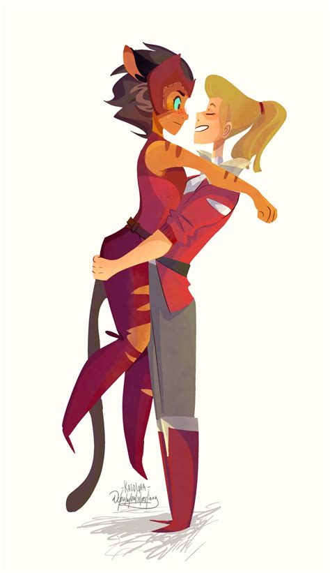 Do U Remember When Adora Scooped Catra Right Up Like She Weighed Nothingcause I Do Fanart