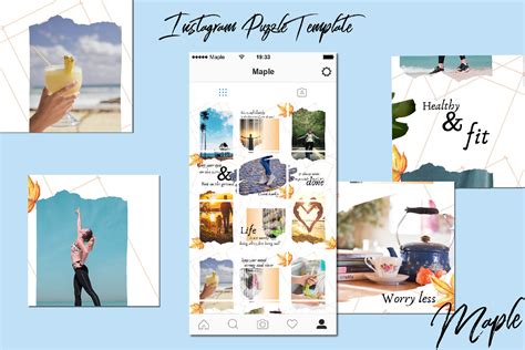 I've been meaning to post on here for days to let you know that our is back in stock! Maple Instagram Puzzle Canva Template - Infographic B2B