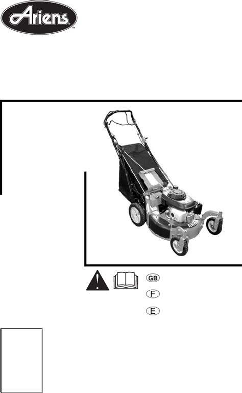 User Manual Ariens Lm21s English 28 Pages