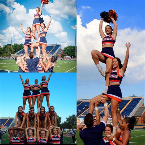 College Cheerleading Poses Stunts Cheerleading Poses College