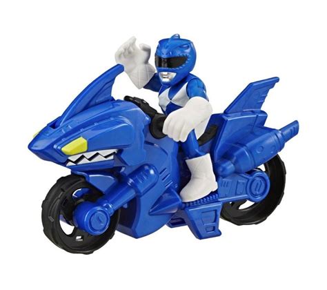 Buy Power Rangers Playskool Heroes Blue Ranger Figure Vehicle Online