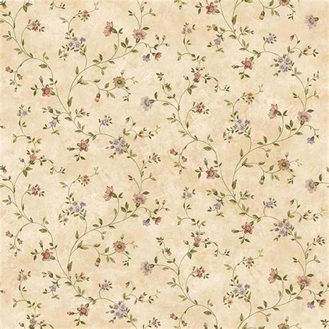 Beige Antique Floral Vine Wallpaper This Is Too Flowerey Compared To