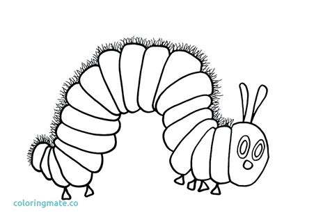 The Very Hungry Caterpillar Food Coloring Page Coloring Pages