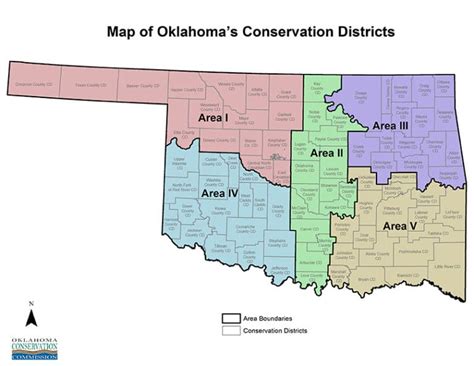 Watershed Flood Control Dams By Conservation Commission Area Oklahoma