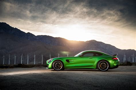 Mercedes Amg Gt R Side View Wallpaper HD Cars Wallpapers K Wallpapers Images Backgrounds Photos