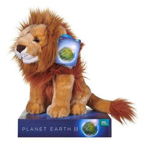 Bbc Planet Earth Ii 25cm Lion Soft Toy Posh Paws Sokids