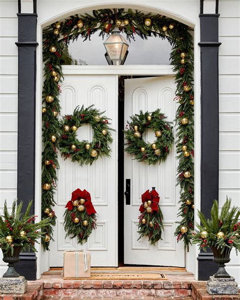 Outdoor Christmas Door Decorations