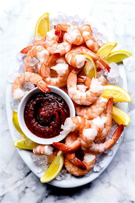 Depending on age, your friends will either such a great idea! Easy Shrimp Cocktail (with Homemade Cocktail Sauce!) | foodiecrush .com