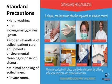 Standard Precautions Nsw Health Infection Control Standard