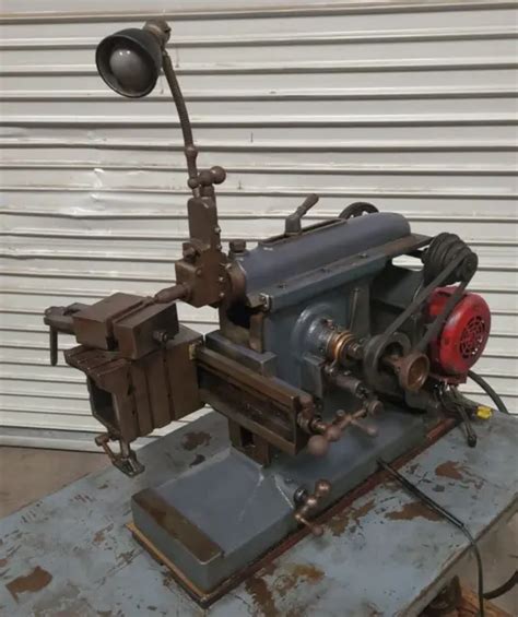 Vintage Milwaukee Delta Rockwell Metal Shaper With Vise Made In Usa
