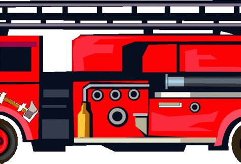 Fire Truck Clipart Fire Service Fireman Truck Cartoon Png Transparent
