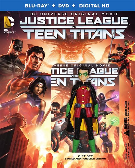 Best Buy Justice League Vs Teen Titans [deluxe] [includes Digital Copy] [blu Ray] [2 Discs] [2016]