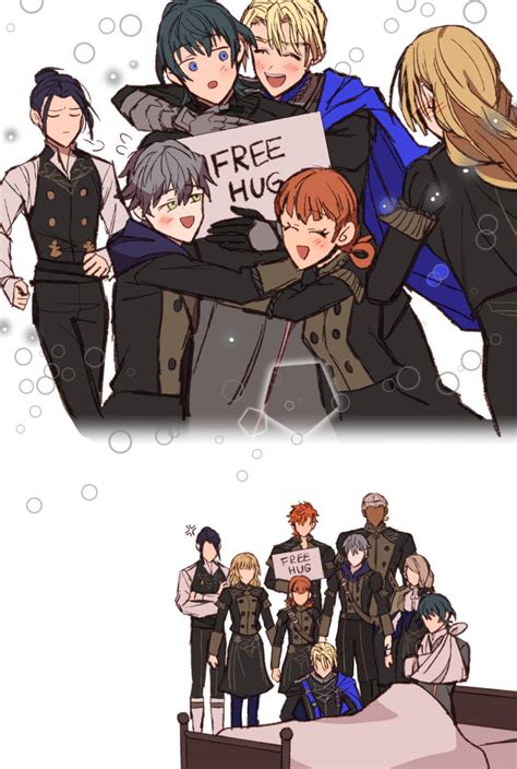 Kusodekablack Annette Fantine Dominic Ashe Ubert Byleth Fire Emblem