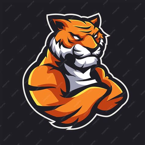Premium Vector Tiger Mascot Sport Logo Design Tiger Animal Mascot