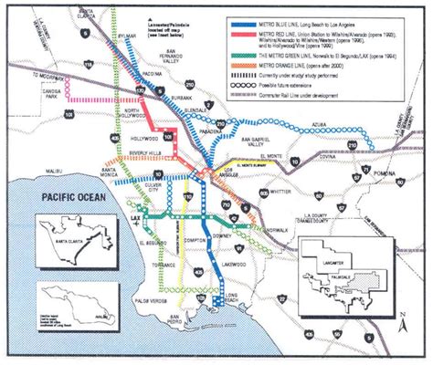 Los Angeles Metro Map Metro Map Subway Map