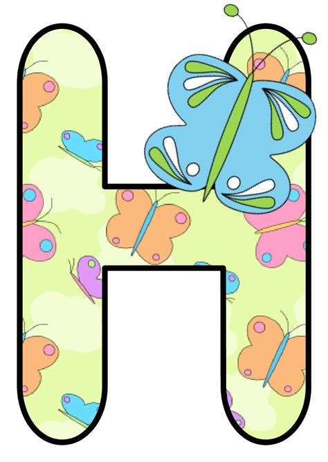 Abecedario con Mariposas. Alphabet with Butterflies. - Oh my Alfabetos
