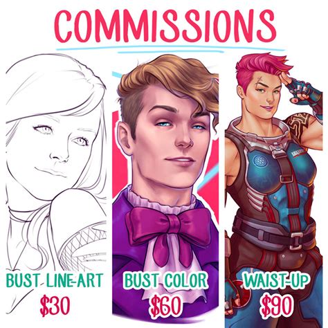 Emergency Commissions By Ribkadory On Deviantart