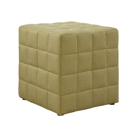 Maybe you would like to learn more about one of these? 17" Olive Green Contemporary Solid Cubic Upholstered ...