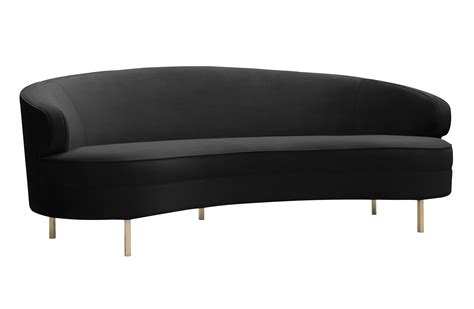 Flare Blush Velvet Sofa Tov Furniture In 2021 Black Velvet Sofa