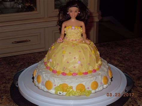 Choose from contactless same day delivery, drive up and more. Princess cake. Regular cake round, dress was baked in a glass bowl and cake doll insert ...