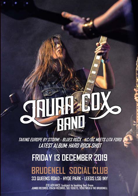 Laura Cox Band Gig At Leeds Brudenell Social Club