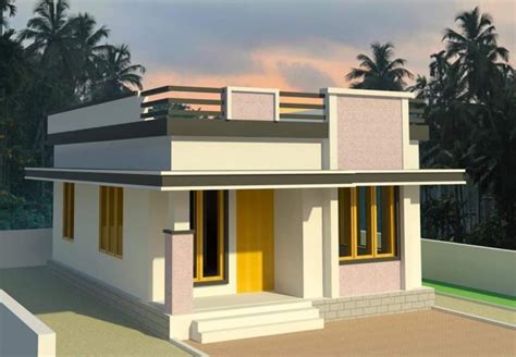 750 Sq Ft 2bhk Modern Single Floor House And Free Plan 10 Lacks Home