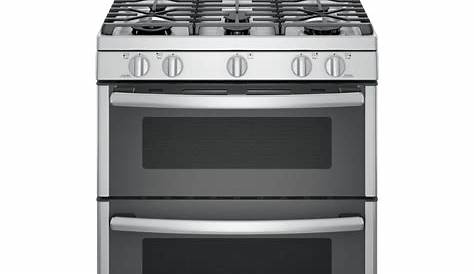 GE Profile 30 in. 6.8 cu. ft. Double Oven Gas Range with Self-Cleaning