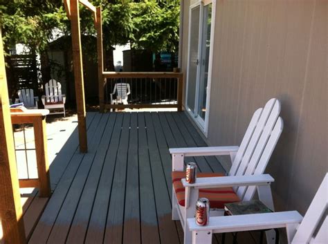 Long lasting deck stains · money back guarantee · easy to use We're painting the deck Grey. It looks good. Tested 5 ...