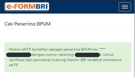 Cara Cek BLT UMKM Di Eform BRI Tahap 3 Atau Banpres BPUM BNI Via Login