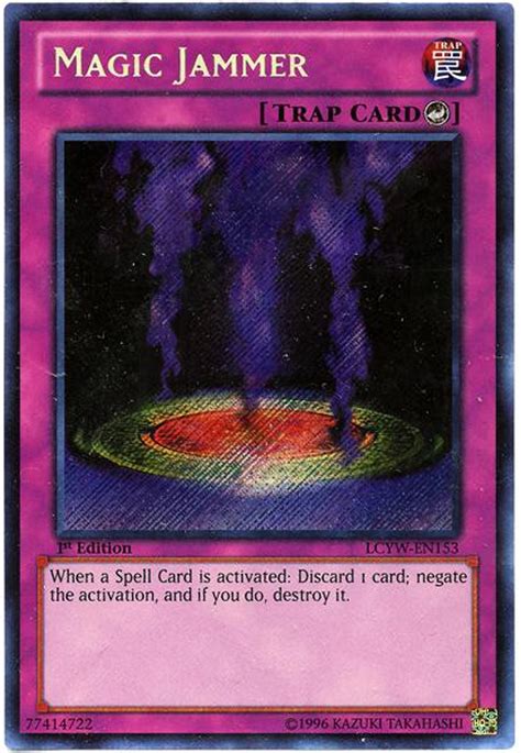 Yugioh Legendary Collection 3 Single Card Secret Rare Magic Jammer Lcyw