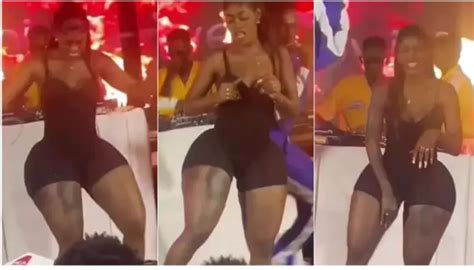 Lady With Big Backside Leaves Men Salivating After She Was Seen Dancing On Stage Watch Video