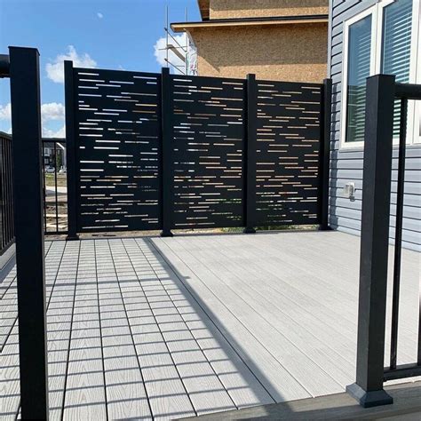 More than just a privacy screen. Hideaway Screens 6 ft. H x 3 ft. W Dash Metal Privacy ...