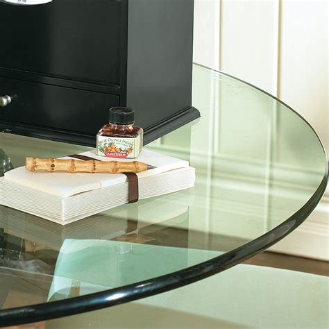 That's why we have lots of table tops to choose from in solid wood, tempered glass and more in several finishes and sizes. Round Glass Table Tops w/ Pencil Polished Edge | Ballard ...