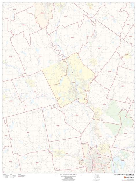 Concord Nh Zip Code Map