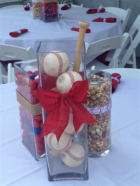 Baseball baby shower, baby shower decorations, little slugger, sports baby shower, baby shower can coolers, baby shower giveaways (c90090) myweddingstore. Attractive Baseball Decorations For Party (16) #2566724 ...