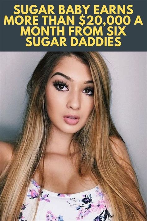 Sugar Baby Earns More Than 20000 A Month From Six Sugar Daddies