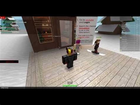 Log in, type in your code and click the green redeem. ROBLOX code ski snowboarding by havok roblox - YouTube