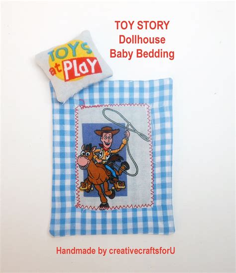 Toy Story Dollhouse Baby Bedding Woody With Bullseye Disney Etsy