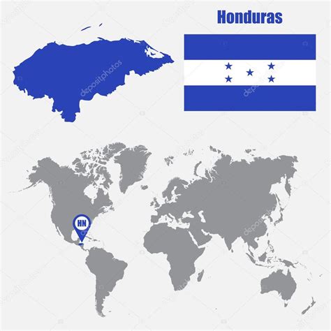 Mapa De Honduras Y Sus Departamentos