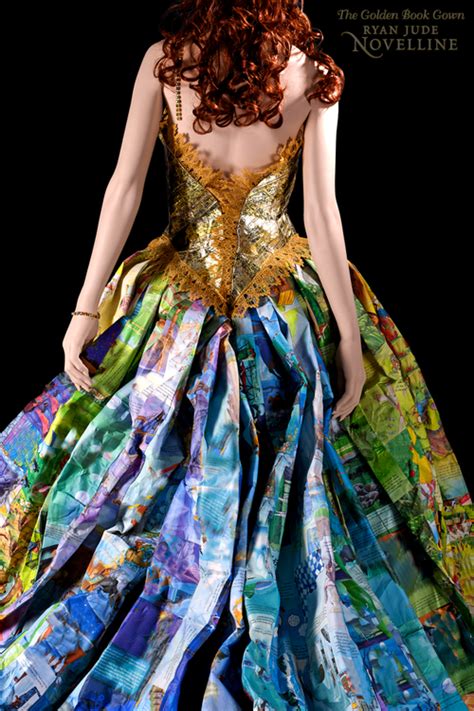 Storybook Gown Constructed Entirely Out Of Recycled And Discarded