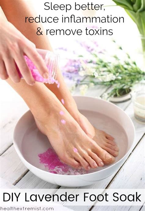Diy Lavender Foot Soak Improve Sleep And Remove Toxins