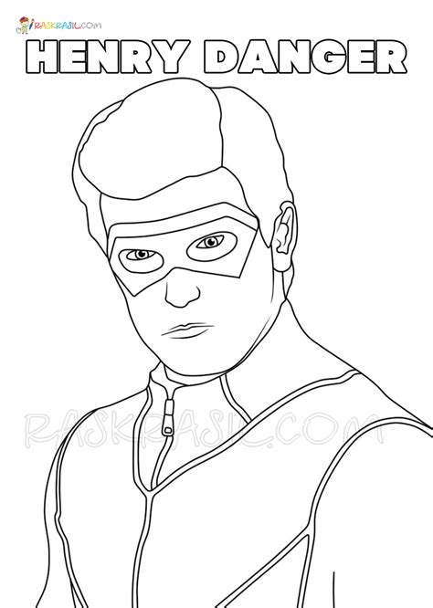 Collection Of Henry Danger Coloring Pages Free Printable