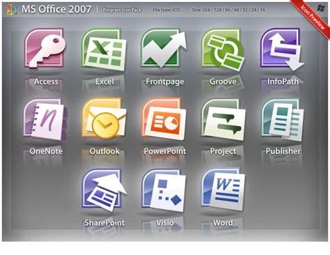 Microsoft Office 2007 Icons Images Pure Overclock