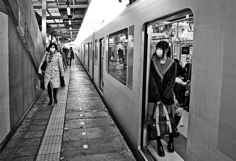 Everyday Train Life Daily Life Of Japan In Black And White