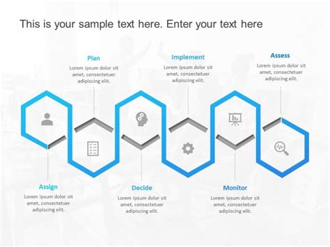 Project Planning Hexagon Powerpoint Template Slideuplift